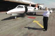 Victor Deschenes and Lear Jet